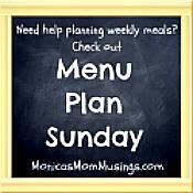 Menu Plan Sunday: 2013