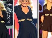 Christina Aguilera Performs Versace Hervé Léger The...