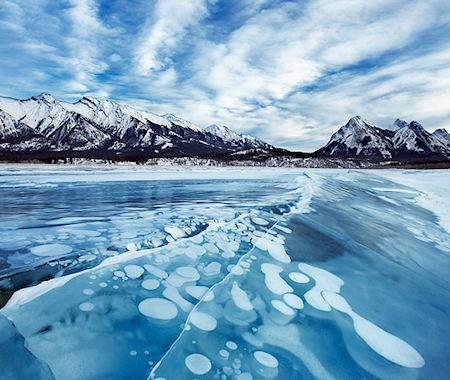 The Explosive Potential Of Methane Frozen Beneath Abraham Lake