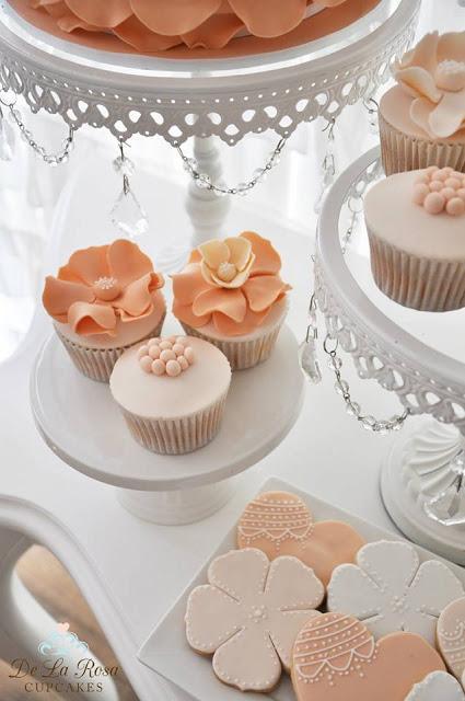 Caliyah's Peach and White 1st Birthday Styled by Candice and All Sweet Treats made by De La Rosa Cupcakes