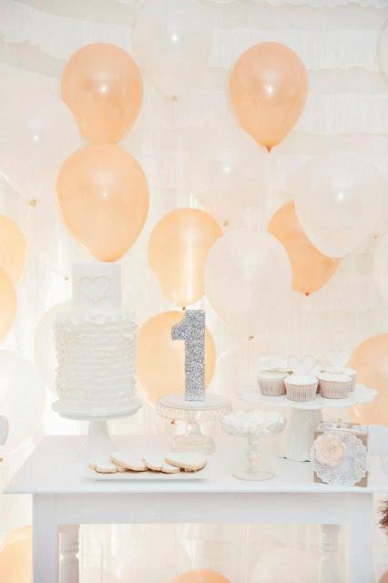 Caliyah's Peach and White 1st Birthday Styled by Candice and All Sweet Treats made by De La Rosa Cupcakes