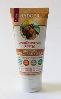 Natural & Organic Sunscreen? Yes, Please! Badger's Broad Spectrum SPF 30 Zinc Oxide Sunscreen Cream!