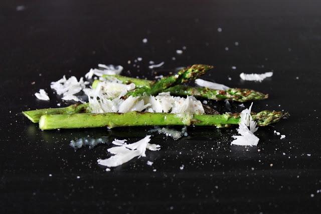 Grilled asparagus with Parmesan cheese #85