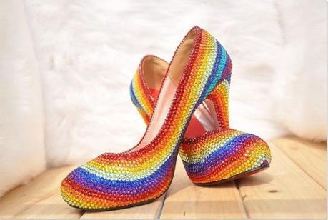 ebay rainbow shoes