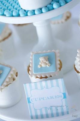 A Combined Christening and 1st Birthday by 3's A Party Candy Buffet and Party Supplies