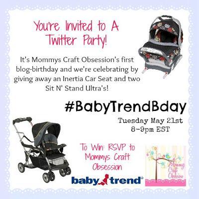 MCO's Birthday Bash: #BabyTrendBday Twitter Party May 21st
