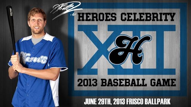 Dirk Nowitzkis Celebrity Baseball Game 2013 Attracts Heavy Hitters