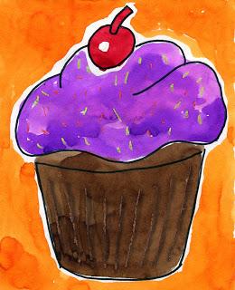 Cupcake Painting