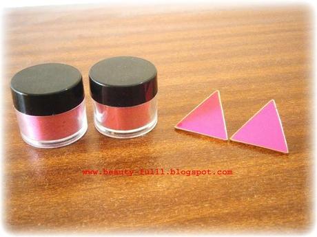 Born Pretty Store's Hot Pink Flocking Powder & Earrings-Review