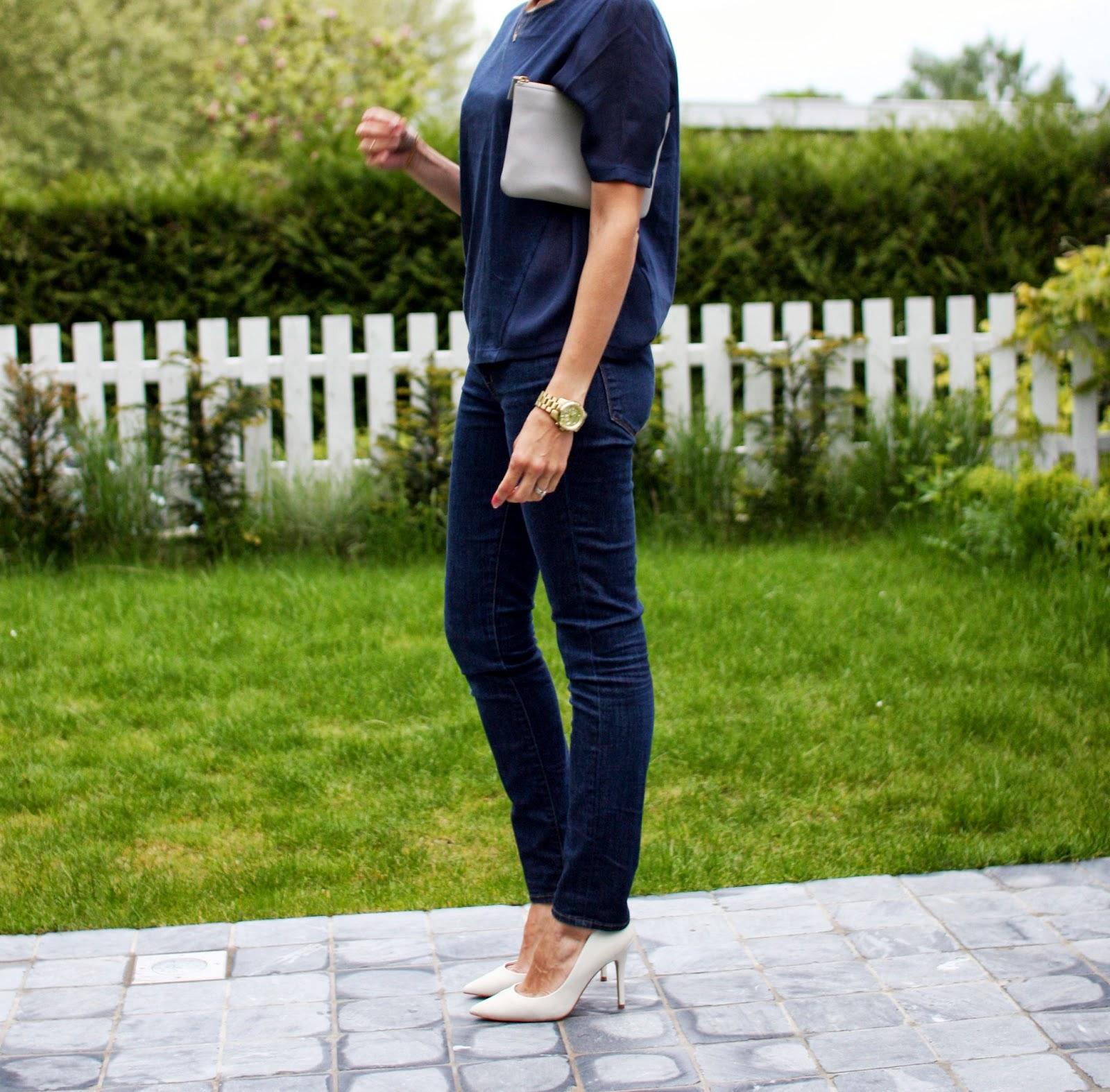 The navy top from & Other Stories