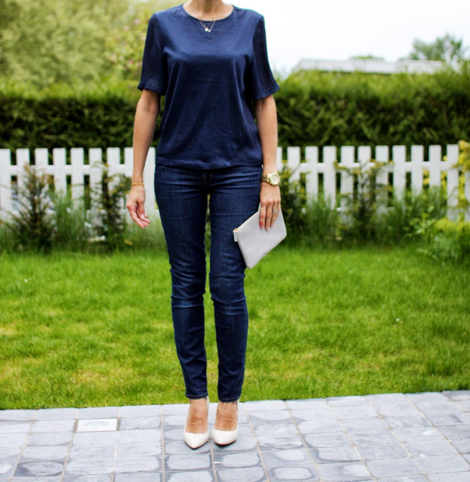 The navy top from & Other Stories