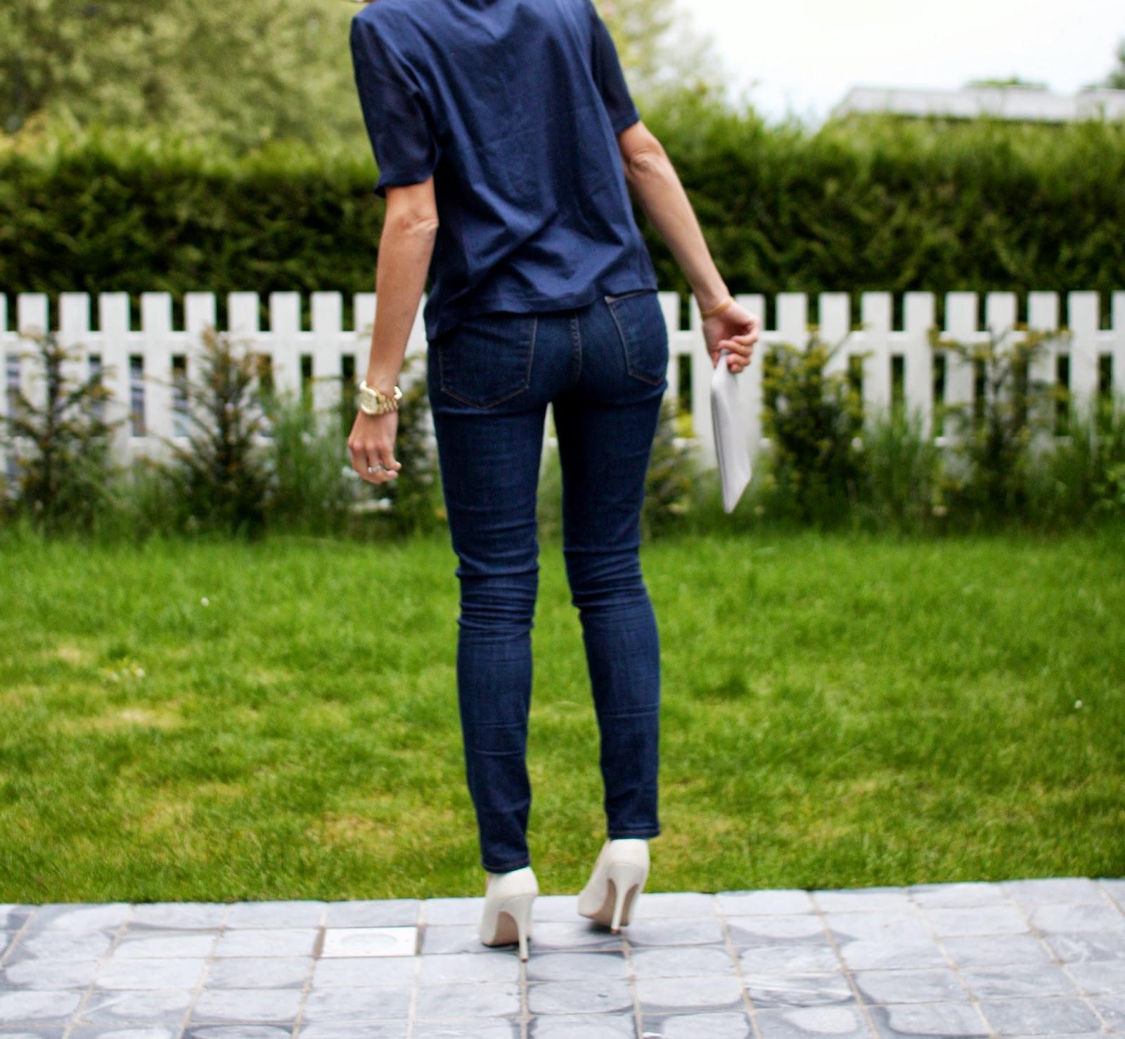 The navy top from & Other Stories