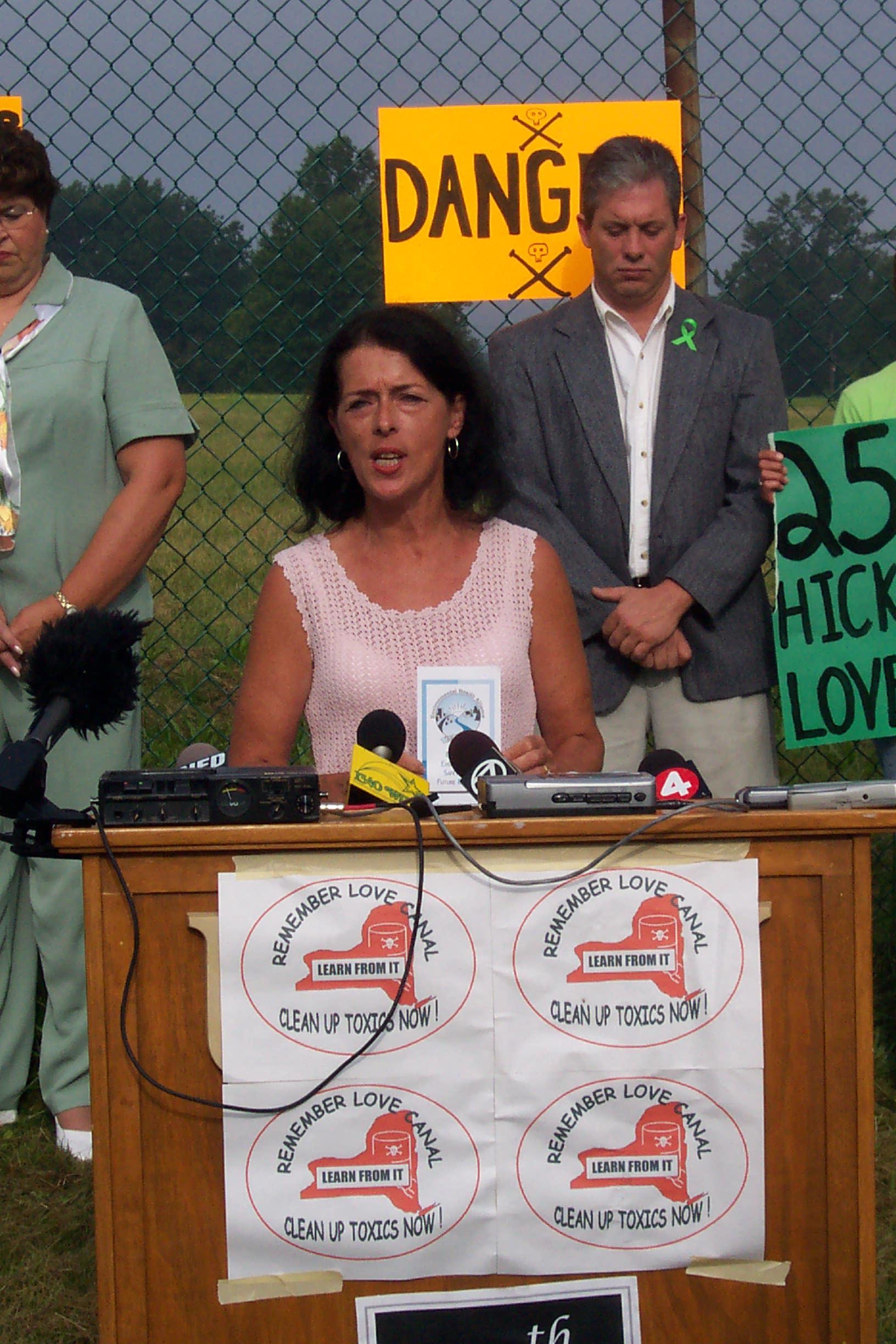 Lois Gibbs Returns to Stop School Construction on Hazardous Waste Sites