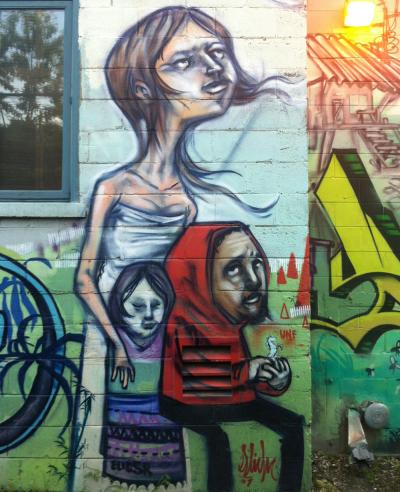 Family Portrait Graffiti Streetart 