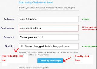 How to Add Cool Chat Box to Blogger