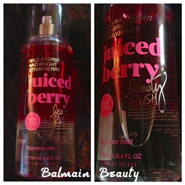 Victoria's Secret: Wild Raspberry, Bright Strawberry, Juiced Berry (Beauty Rush) Fragrance Mist