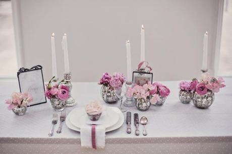 pink tablescape