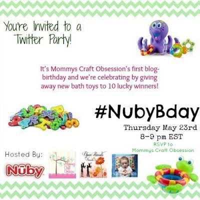 MCO's Birthday Bash: Nuby Twitter Party 5/23