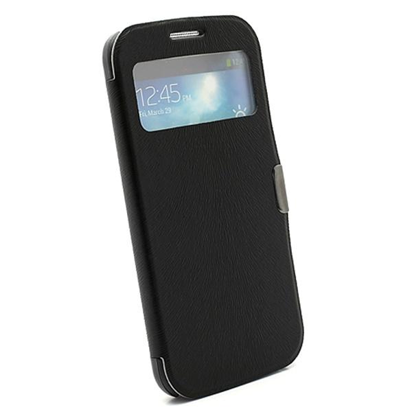 Black Galaxy S4 Flip Cover