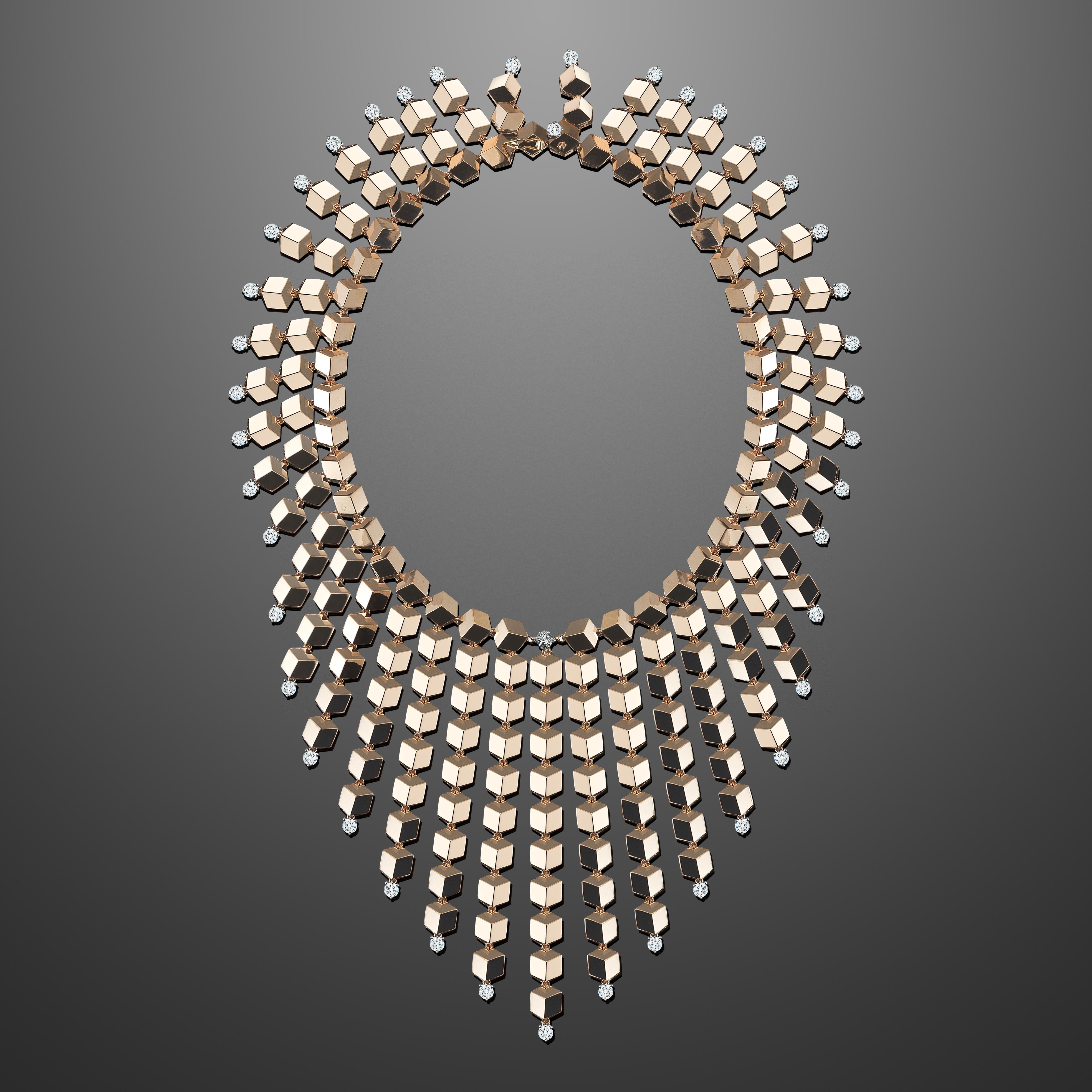 Paolo Costagli Brillante Jumbo Sexy Diamond Necklace in Rose Gold