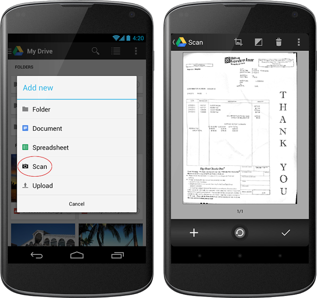 Google Drive for Android gets new updates, adds new scan function