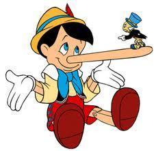 As Plain as the Nose on His Face Pinocchio (courtesy of Google Images)