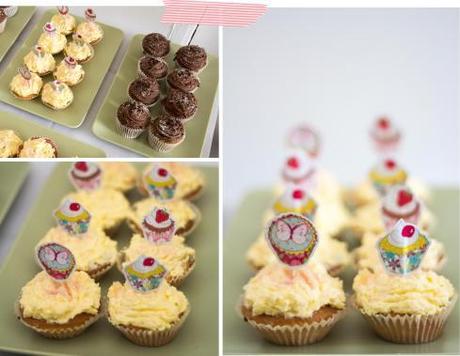 birthday cupcakes vanilla and chocolate