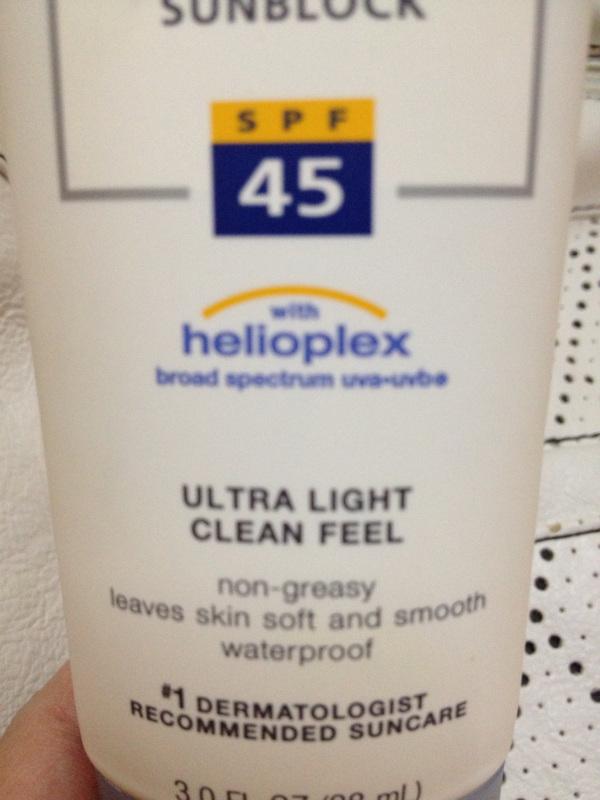 Neutrogena ultra Sheer Dry Touch Sunblock