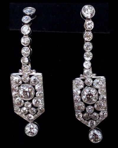 Antique Diamond Earrings Revamped Antique Diamond Earrings Revamped
