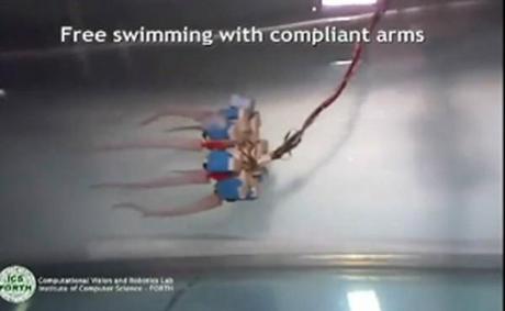 Watch: Weird-Looking Robotic Octopus Swimming in the Water robotic-octopus