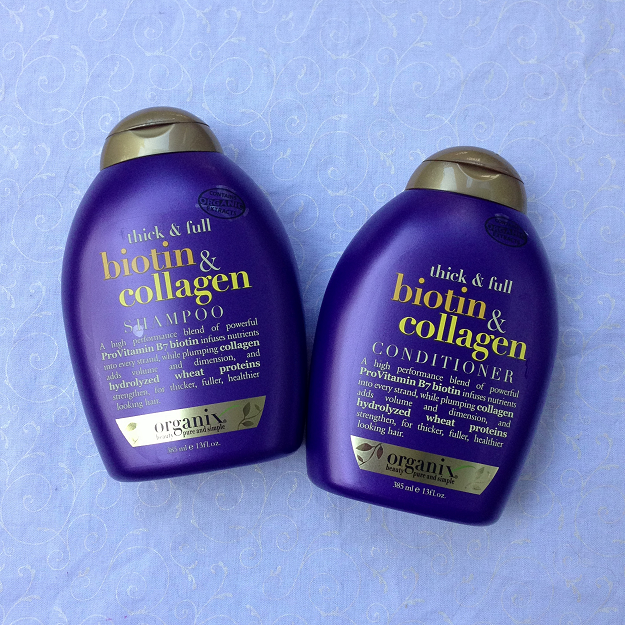 PRODUCT REVIEW: *NEW* Organix Biotin & Collagen shampoo & conditioner