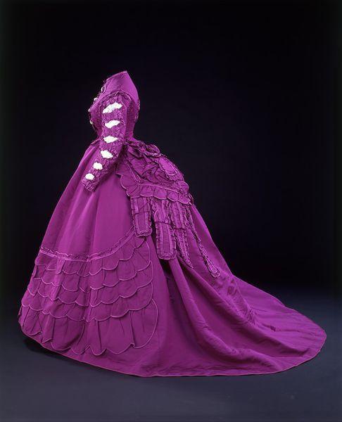 This week’s dress – vivid magenta and an attack of mauve measles