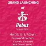 Debut by Juan Carlo Grand Launch