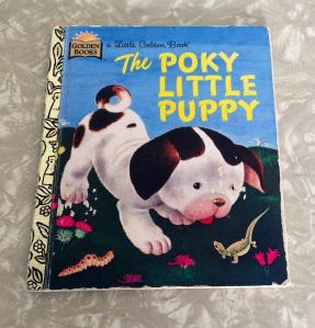 Op Shop Finds Thrift Finds Little Golden Book Pokey Little Puppy Book Retro Vintage Thrift