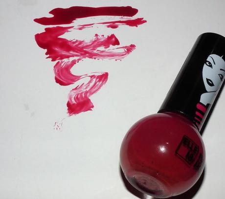 Budget Friendly Nail Paint in Maroon Shade from Indian Brand Elle 18