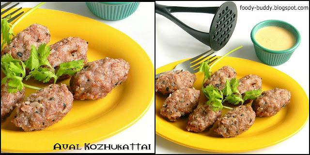 Red Aval (Poha) Kozhukattai/ Flattened Rice Dumplings