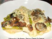 Scaloppine Parchment with Asparagus Fontina Cheese