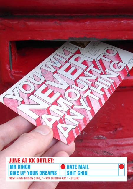 Mr Bingo, Hate Mail Exhibition