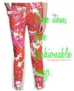 floral pants outfits
