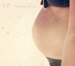 28 weeks header belly 2