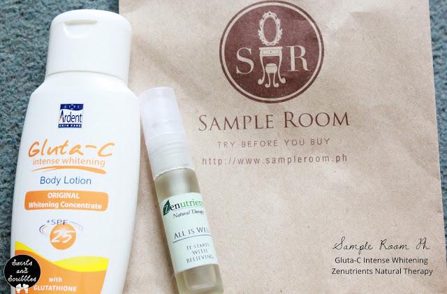 Sample Room Ph: Gluta-C Intense Whitening Body Lotion and Zenutrients Natural Therapy