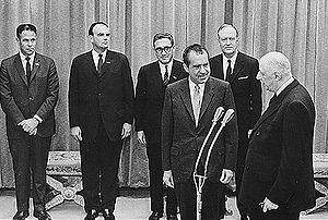 U.S. president Richard Nixon visiting presiden...