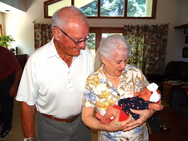 Meeting Great Grandma & Grandpa