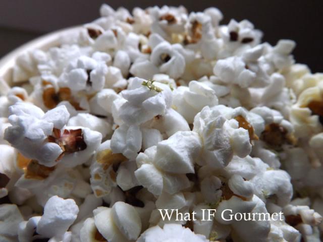 Crown Jewel popcorn with  lime salt and ground cumin.