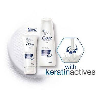 Dove Hair Care Range with Keratin Actives