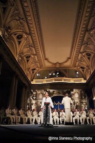 PHOTOS - recording of the Romanian National Anthem on May 27