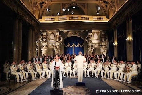 PHOTOS - recording of the Romanian National Anthem on May 27