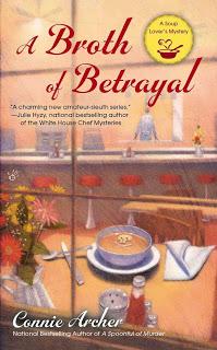 Review:  A Broth of Betrayal  by Connie Archer