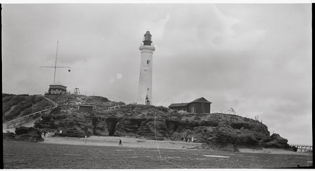 Point Lonsdale and lighthouse by Gerard S. Wardell 1904-1992 taken in 1937 - 1938 state library of victoria