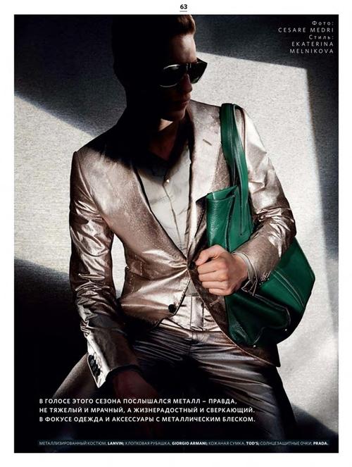 Andrea Bellisario for GQ Style Russia Spring/Summer 2013 in...